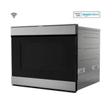 Sharp - 24'' / 1.4 CF Flat Panel Microwave Drawer, Convection, Wi-Fi - Stainless