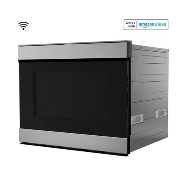 Sharp - 24'' / 1.4 CF Flat Panel Microwave Drawer, Convection, Wi-Fi - Stainless