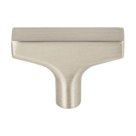Top Knobs - Riverside T-Knob 2 Inch Brushed Satin Nickel - Brushed Satin Nickel