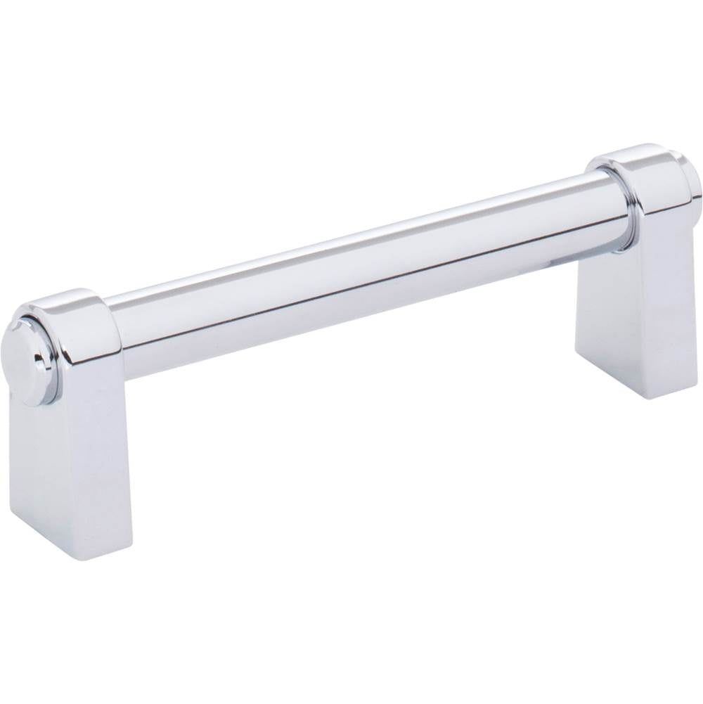 Top Knobs - Lawrence Pull 3 3/4 Inch (c-c) Polished Chrome - Polished Chrome