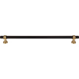 Top Knobs - Bit Pull 12 Inch (c-c) Flat Black and Honey Bronze