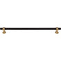 Top Knobs - Bit Pull 12 Inch (c-c) Flat Black and Honey Bronze