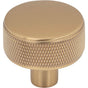 Top Knobs - Burnham Round Knob 1 1/4 Inch Honey Bronze - Honey Bronze