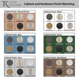 Top Knobs - Burnham Round Knob 1 1/4 Inch Honey Bronze - Honey Bronze