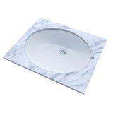 TOTO - Toto Rendezvous Oval Undermount Bathroom Sink With Cefiontect, Cotton White - Cotton White
