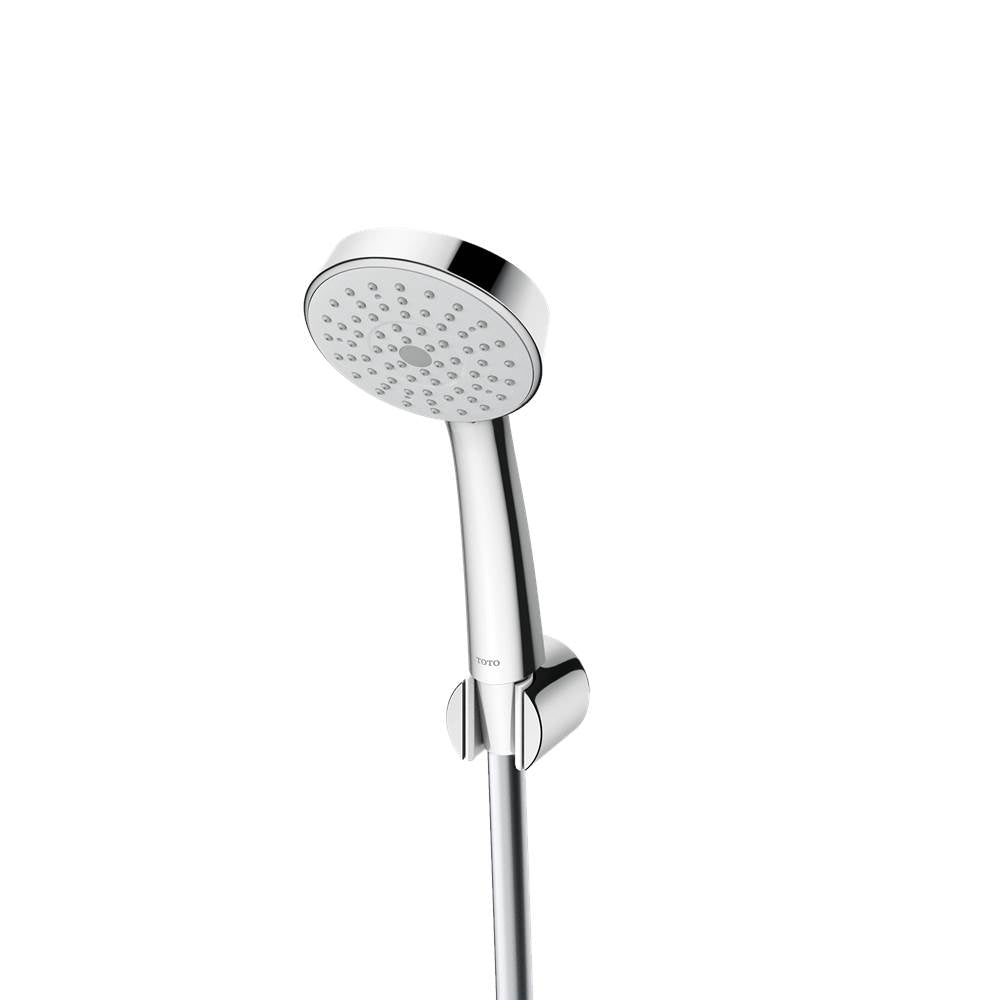 TOTO - Toto L Series 2.0 Gpm Single Spray 4 Inch Modern Round Handshower, Polished Chrome - Polished Chrome