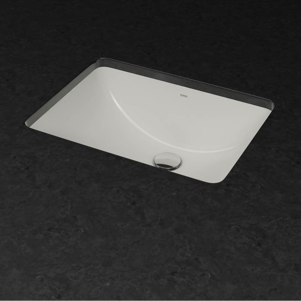 TOTO - Toto 20'' Rectangular Undermount Bathroom Sink With Cefiontect, Cotton White - Cotton White