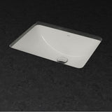 TOTO - Toto 20'' Rectangular Undermount Bathroom Sink With Cefiontect, Cotton White - Cotton White