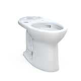 TOTO - Toto Drake Elongated Tornado Flush Toilet Bowl, Washlet+ Ready, Cotton White - Cotton White