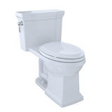TOTO - TOTO Promenade II One-Piece Elongated 1.28 GPF Universal Height Toilet with CEFIONTECT, Cotton White - Cotton White
