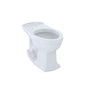 TOTO - Toto Eco Clayton And Clayton Universal Height Elongated Toilet Bowl, Cotton White - Cotton White