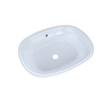 TOTO - Toto MarisE 20-5/16'' X 15-9/16'' Oval Undermount Bathroom Sink With Cefiontect, Cotton White - Cotton White