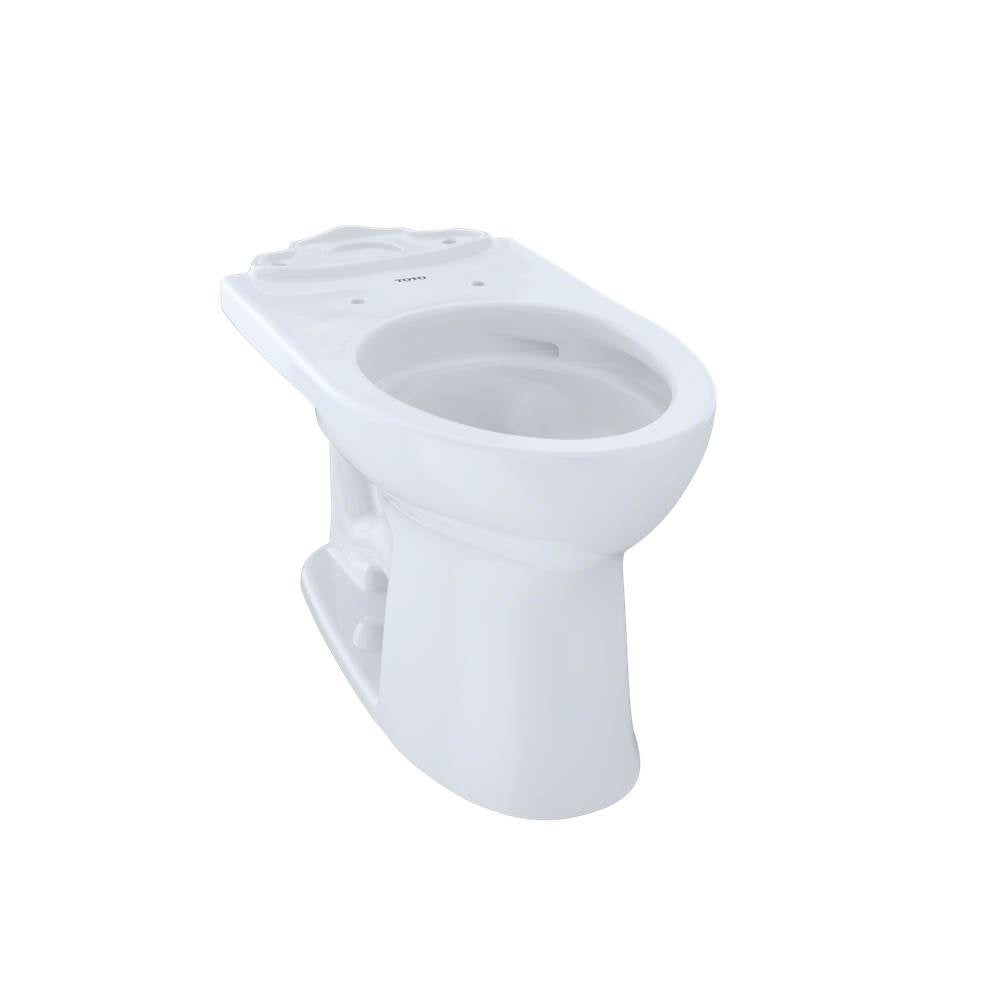TOTO - Toto Drake II Universal Height Elongated Toilet Bowl With Cefiontect, Cotton White - Cotton White