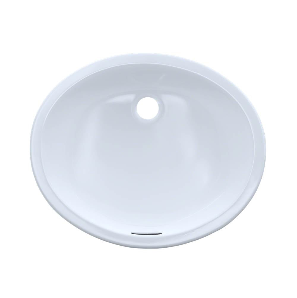 TOTO - Toto Rendezvous Oval Undermount Bathroom Sink With Cefiontect, Cotton White - Cotton White