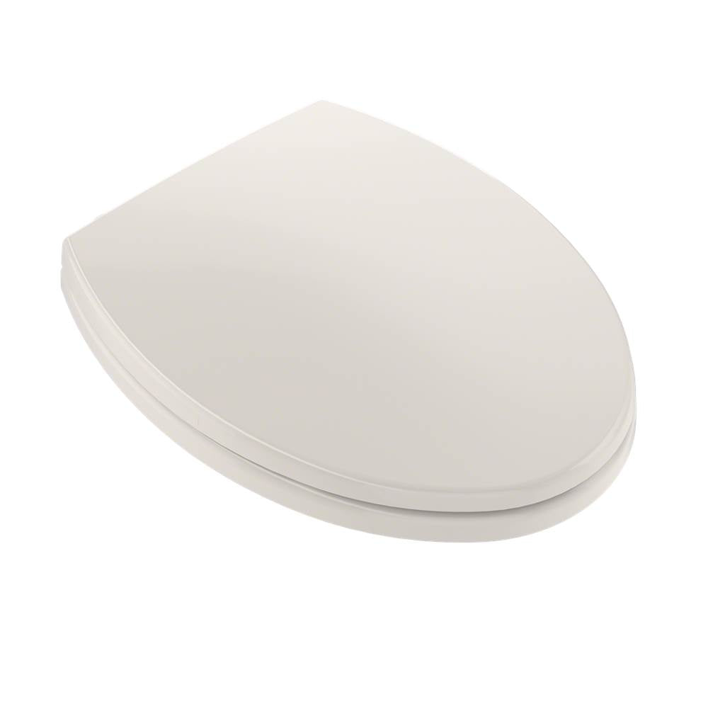 TOTO - TOTO SoftClose Slow Close Elongated Toilet Seat and Lid, Cotton White - Cotton White