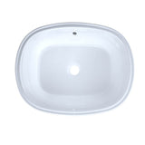 TOTO - Toto MarisE 20-5/16'' X 15-9/16'' Oval Undermount Bathroom Sink With Cefiontect, Cotton White - Cotton White