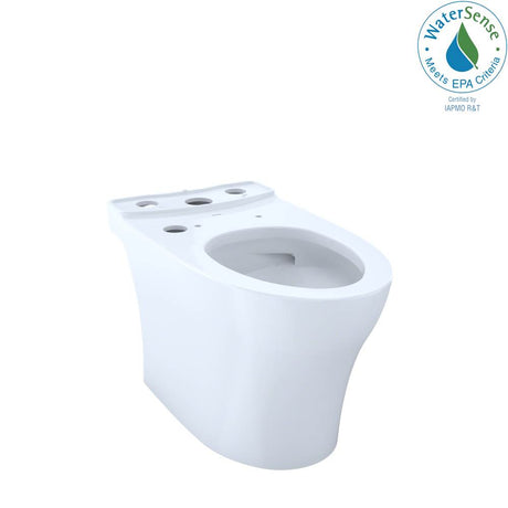 TOTO - Toto Aquia Iv Elongated Universal Height Skirted Toilet Bowl With Cefiontect, Washlet+ Ready, Cotton White - Cotton White