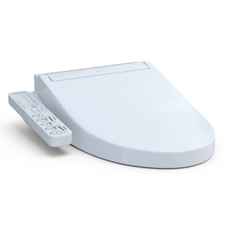 TOTO - Toto Washlet C2 Electronic Bidet Toilet Seat With Premist And Ewater+ Wand Cleaning, Elongated, Cotton White - Cotton White