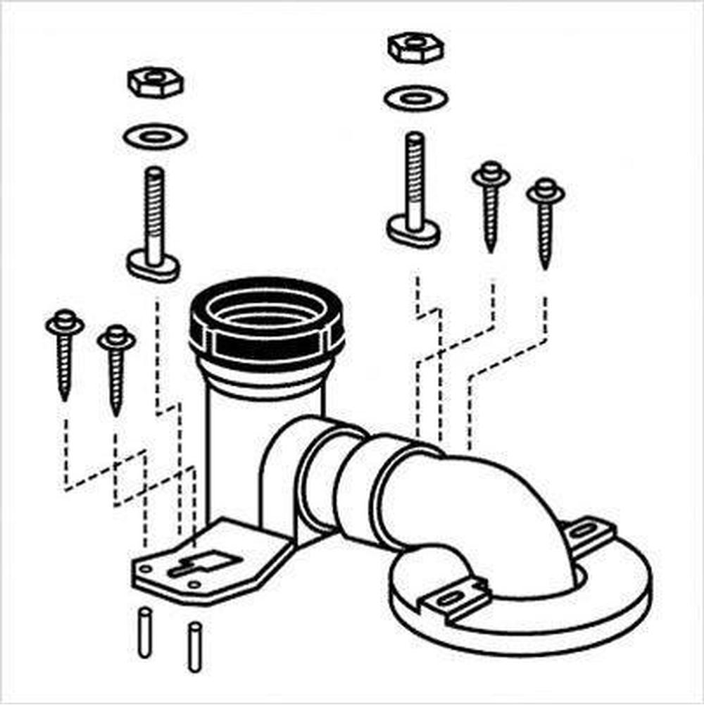 TOTO - 14'' Rough-In For 934/964/974 1-Piece Toilet