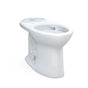 TOTO - Toto Drake Elongated Universal Height Tornado Flush Toilet Bowl With 10 Inch Rough-In And Cefiontect, Cotton White - Cotton White