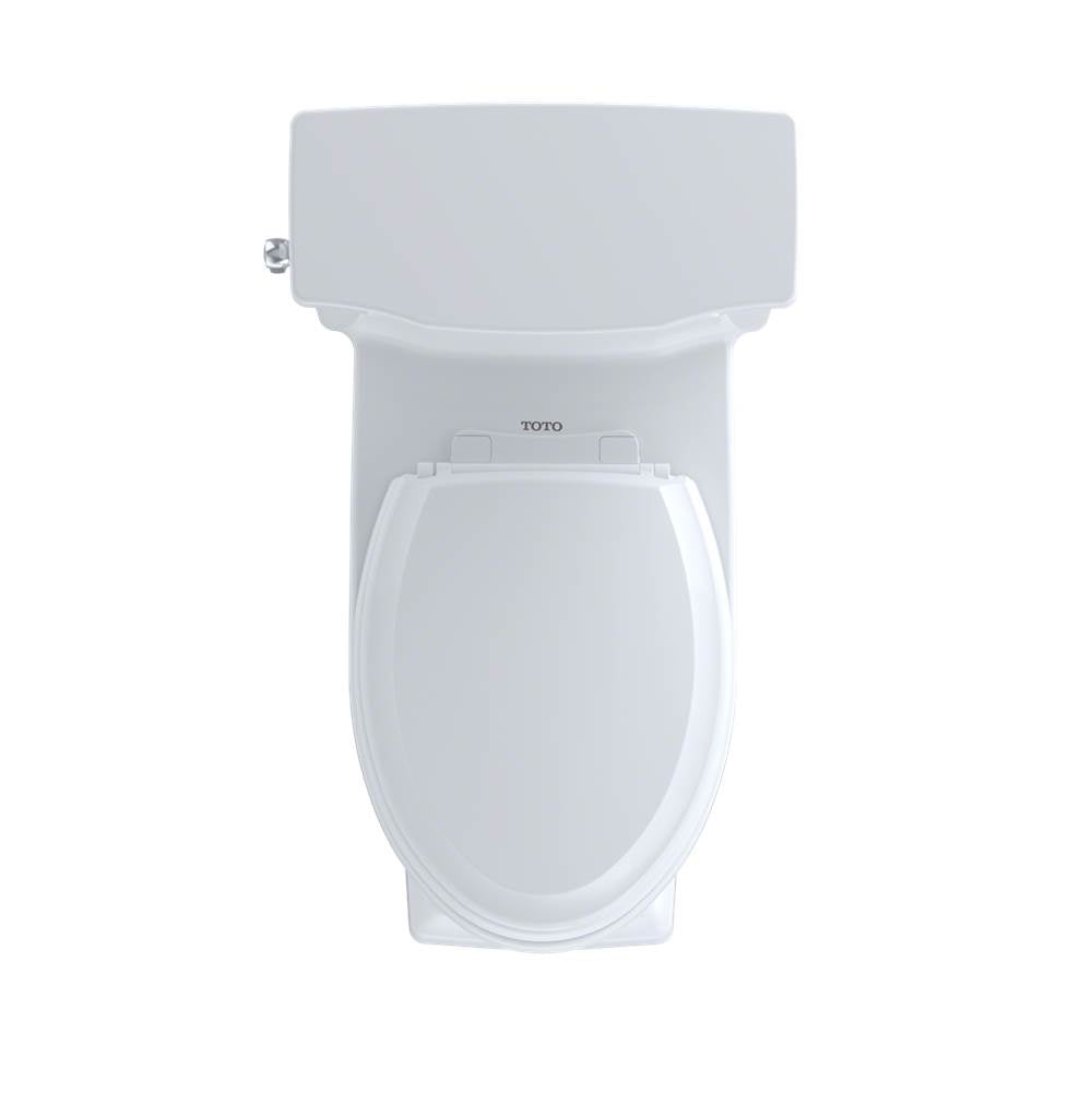 TOTO - TOTO Promenade II One-Piece Elongated 1.28 GPF Universal Height Toilet with CEFIONTECT, Cotton White - Cotton White