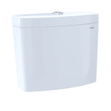 TOTO - Toto Aquia Iv Dual Flush 1.28 And 0.9 Gpf Toilet Tank Only With Washlet+ Auto Flush Compatibility, Cotton White - Cotton White