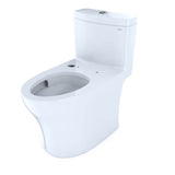 TOTO - Toto Aquia Iv One-Piece Elongated Dual Flush 1.28 And 0.9 Gpf Washlet+ And Auto Flush Ready Toilet With Cefiontect, Cotton White - Cotton White