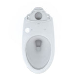 TOTO - Toto Drake Elongated Tornado Flush Toilet Bowl, Washlet+ Ready, Cotton White - Cotton White