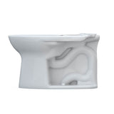 TOTO - Toto Drake Elongated Tornado Flush Toilet Bowl, Washlet+ Ready, Cotton White - Cotton White