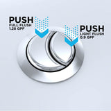 TOTO - Toto Aquia Iv One-Piece Elongated Dual Flush 1.28 And 0.9 Gpf Washlet+ And Auto Flush Ready Toilet With Cefiontect, Cotton White - Cotton White