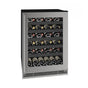 U Line - Wine Captain 24'' Reversible Hinge Stainless Frame 115v - Stainless