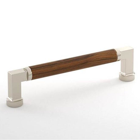Water Street Brass - Manor 8'' Walnut Appliance Pull - 3/4'' Spindle - Satin Brass - Satin Brass