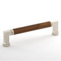 Water Street Brass - Manor 8'' Walnut Appliance Pull - 3/4'' Spindle - Satin Brass - Satin Brass