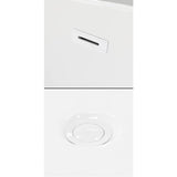 Wyndham Collection - Wyndham Collection Shiny White Universal Square Bathtub Trim Kit