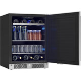 Zephyr - Presrv ADA Beverage Cooler, 24in Compact, SS, Reversible Door  and  Lock, 1 Zone - Stainless Steel
