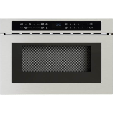 Zephyr - Microwave Drawer, 24In, Built-In, SS, 1.2Cf